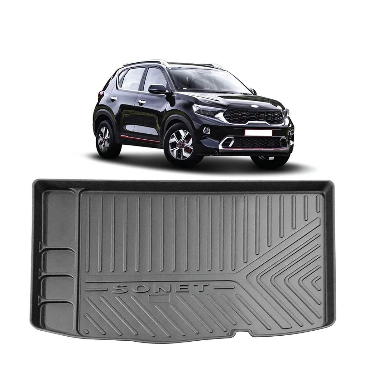 GFX Car Trunk Boot/Dicky Mat For Kia Sonet (2020 onwards) - Image 2