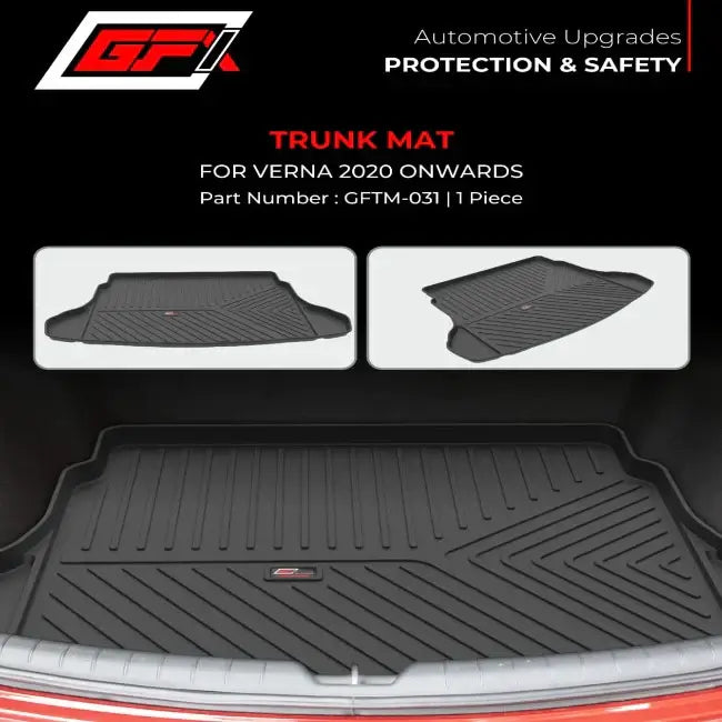 GFX Car Trunk Boot Mat For Hyundai Verna (2020 Onwards) - Image 2